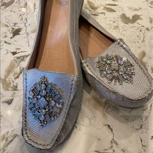 Nurture by Lamaze Silver metallic loafer Size 9.5